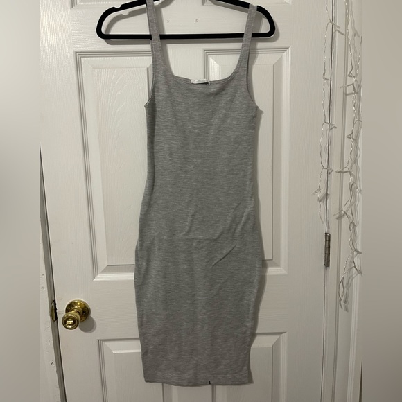 Heatherex Grey Bodycon Midi/ maxi dress - Picture 3 of 7